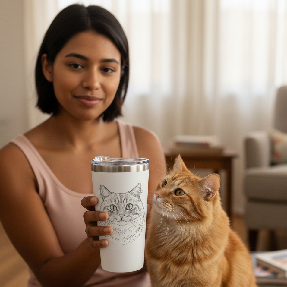 Custom Pet Stainless Steel Mug